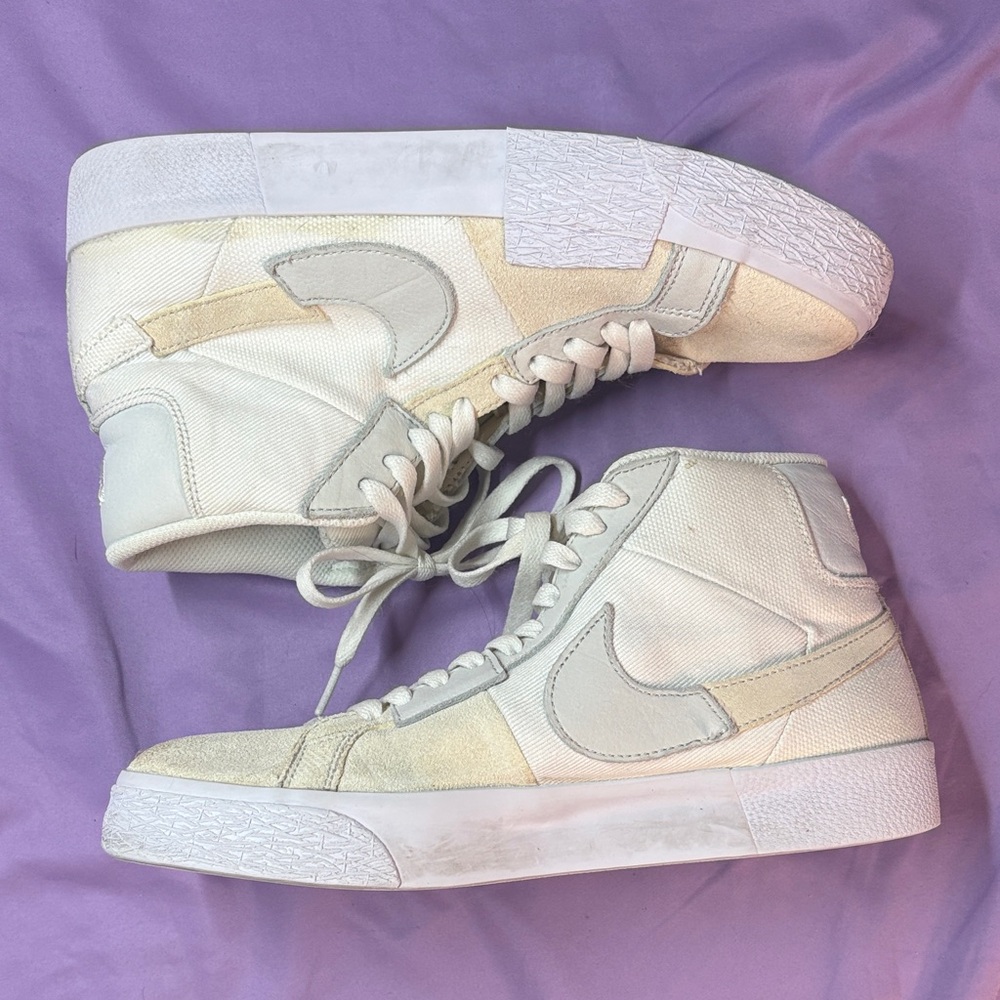 Nike Women's Cream High-Top Sneakers
